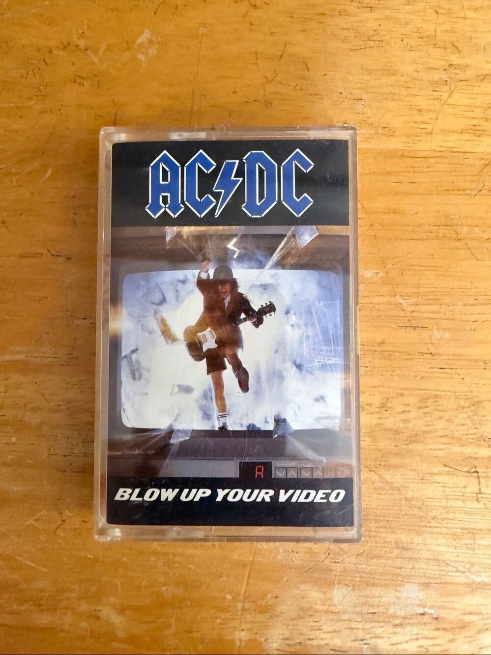 AC/DC – Blow Up Your Video Cassette Tape Vintage 1988 Rock Album (9084)
